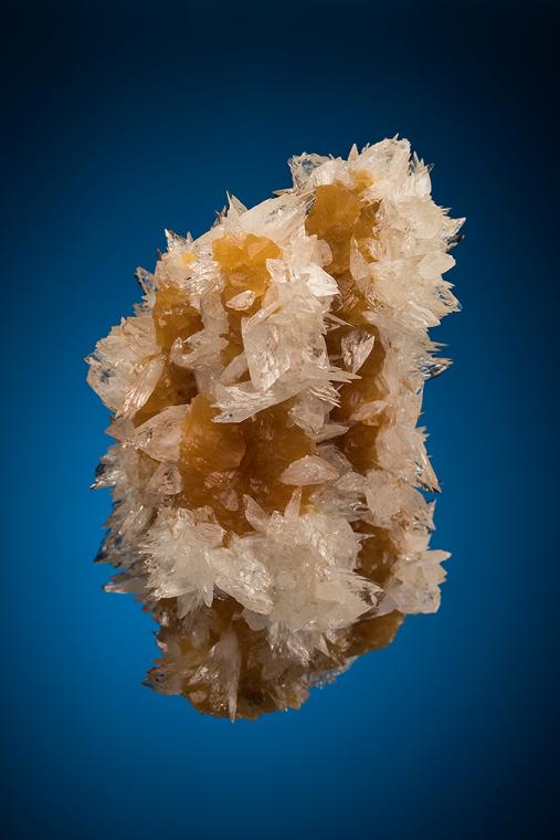 COLEMANITE on CALCITE